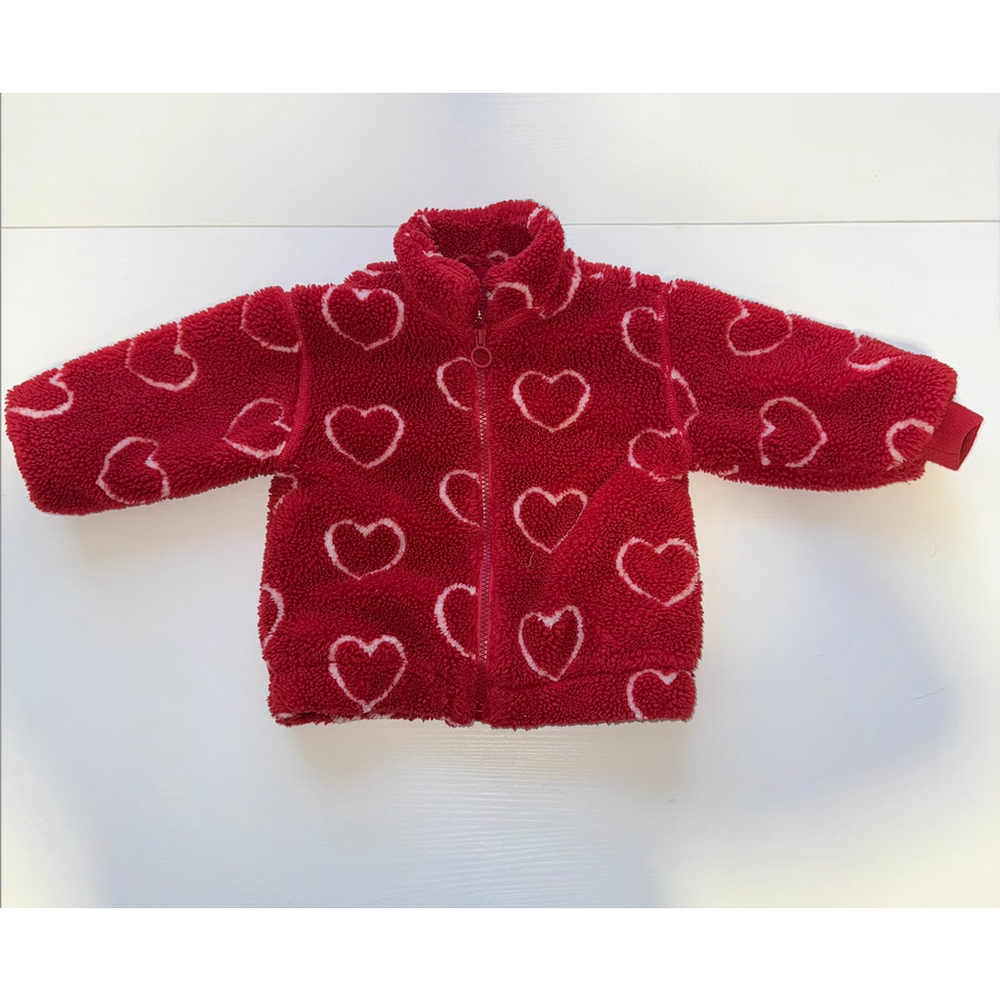 Zara Baby Shearling Heart Jacket Pre-Owned - Picture 6 of 8